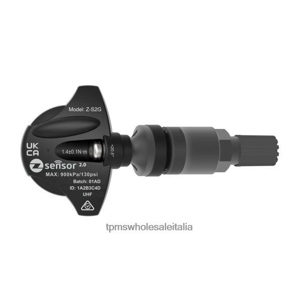 TPMS Sensors - Holden oe ricambio sensore tpms - oe p/n 95712232, 13598773 freq 433mhz R4P08253 stelo della valvola in metallo - grigio scuro